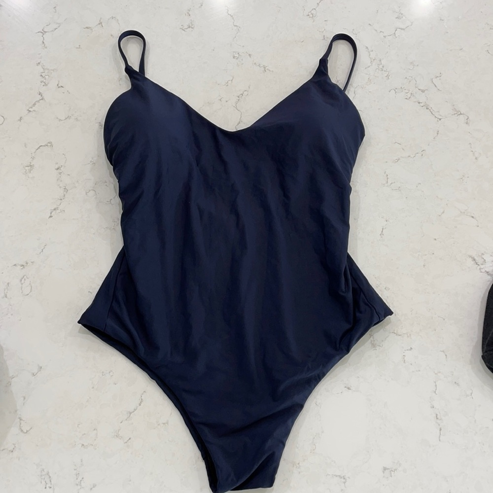 Jcrew NWT navy blue swimsuit size 6